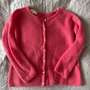 Sezane Gaspard Cardigan Bright Pink XXS